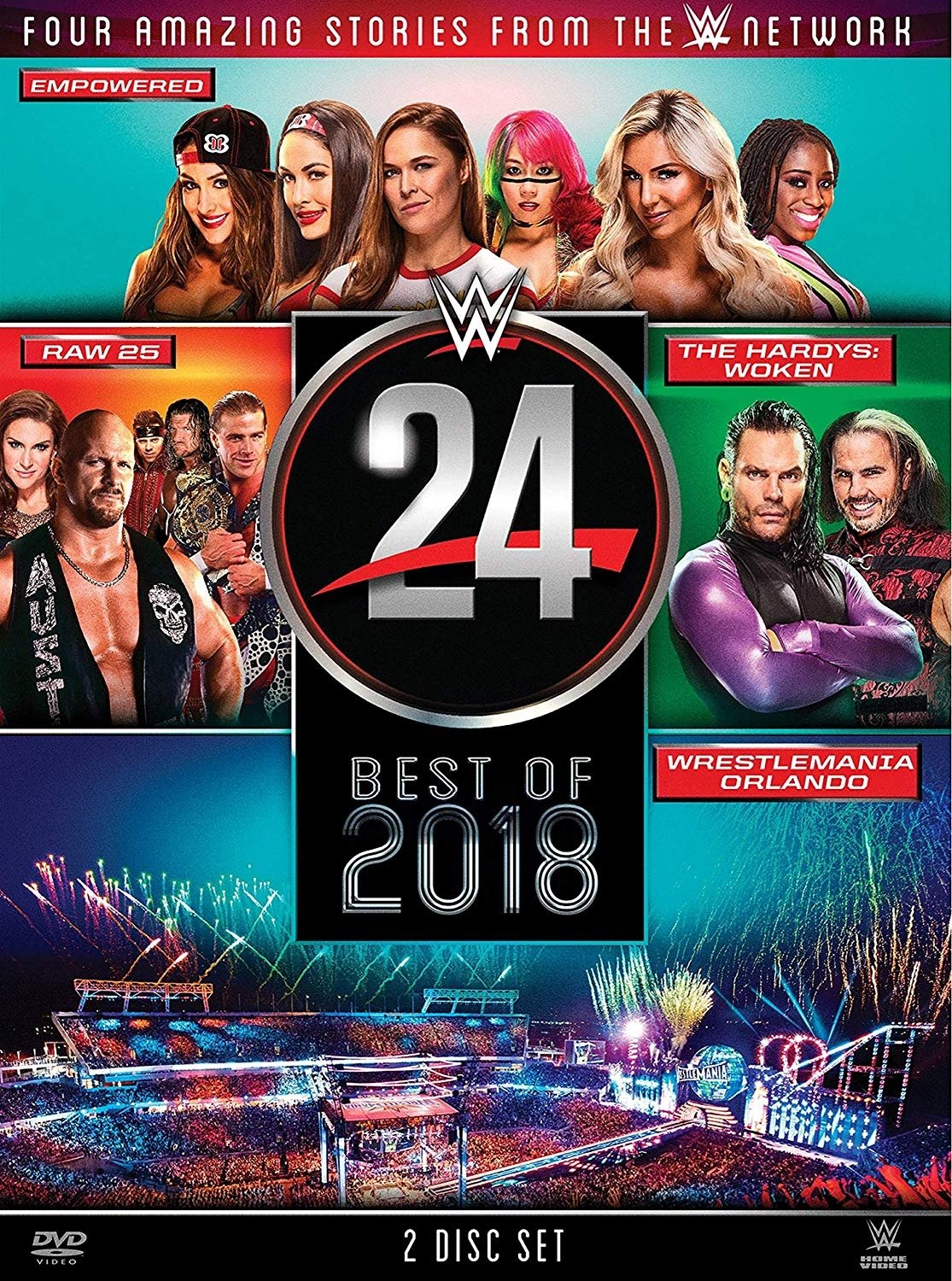 WWE 24 The Best Of 2018 Keychain