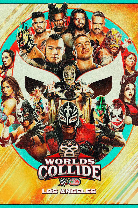 WWE Aaa Worlds Collide 2025 Keychain