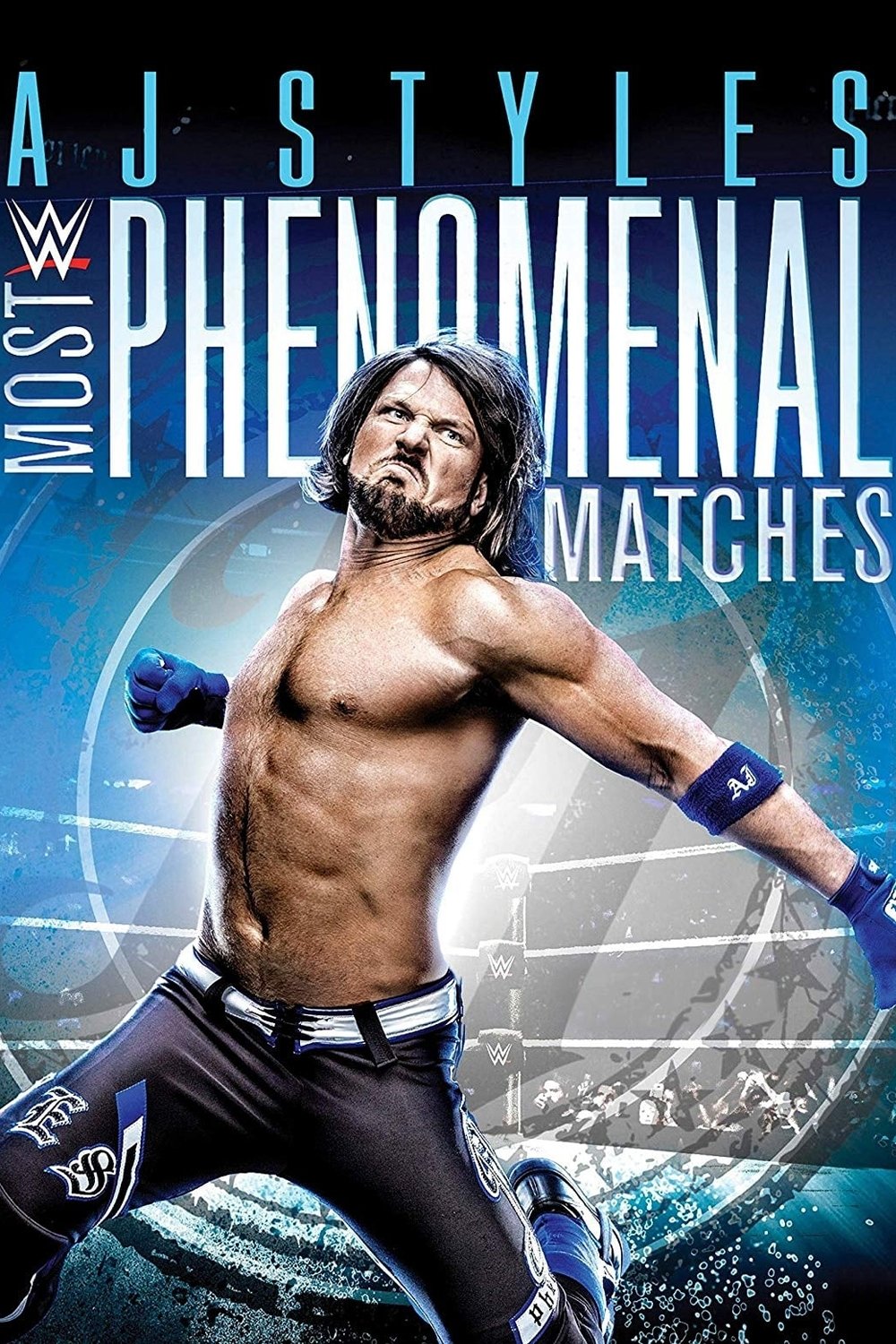 WWE Aj Styles Most Phenomenal Matches Keychain