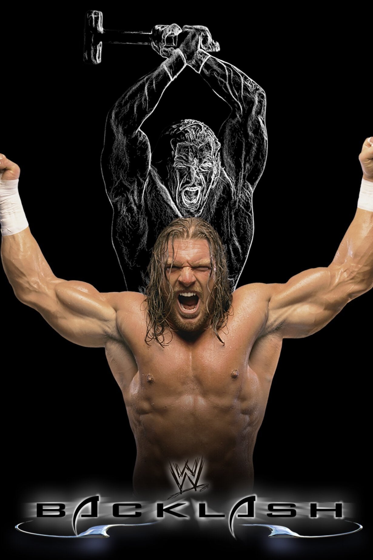 WWE Backlash 2001 Keychain