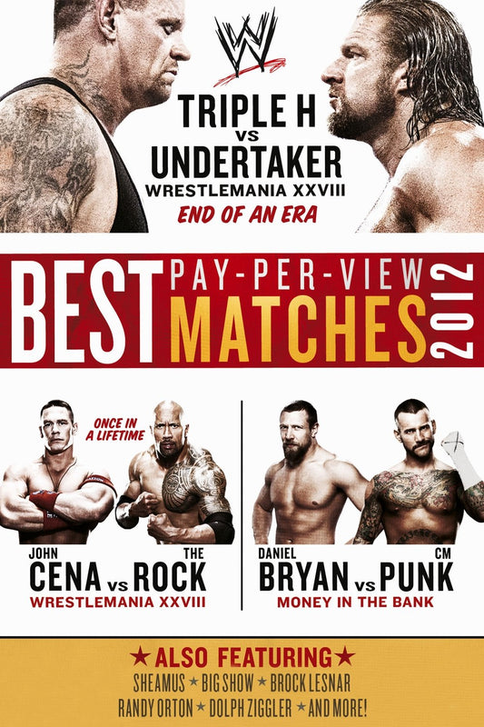 WWE Best Pay Per View Matches 2012 Keychain