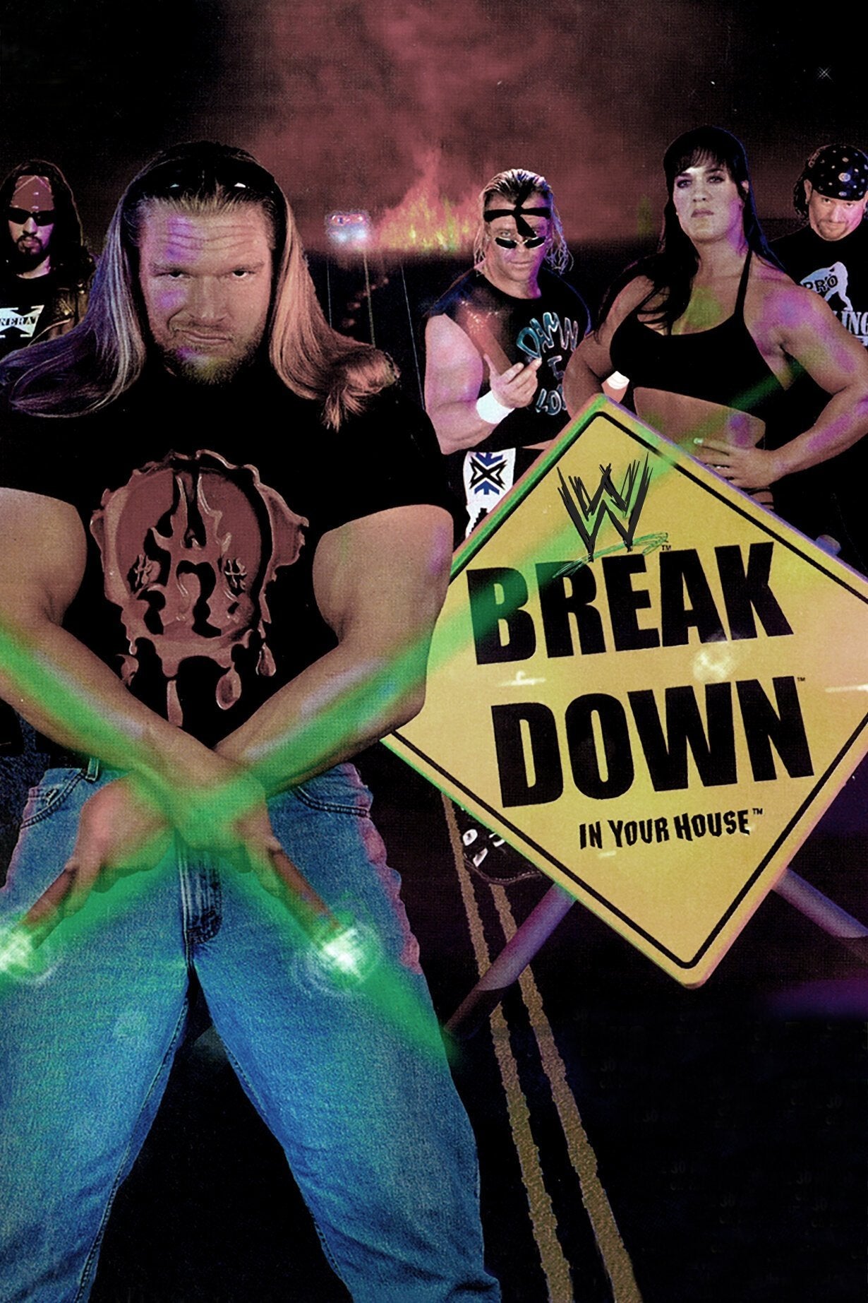 WWE Breakdown In Your House Keychain