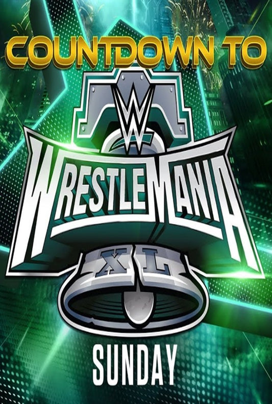 WWE Countdown To Wrestlemania Xl Sunday Keychain