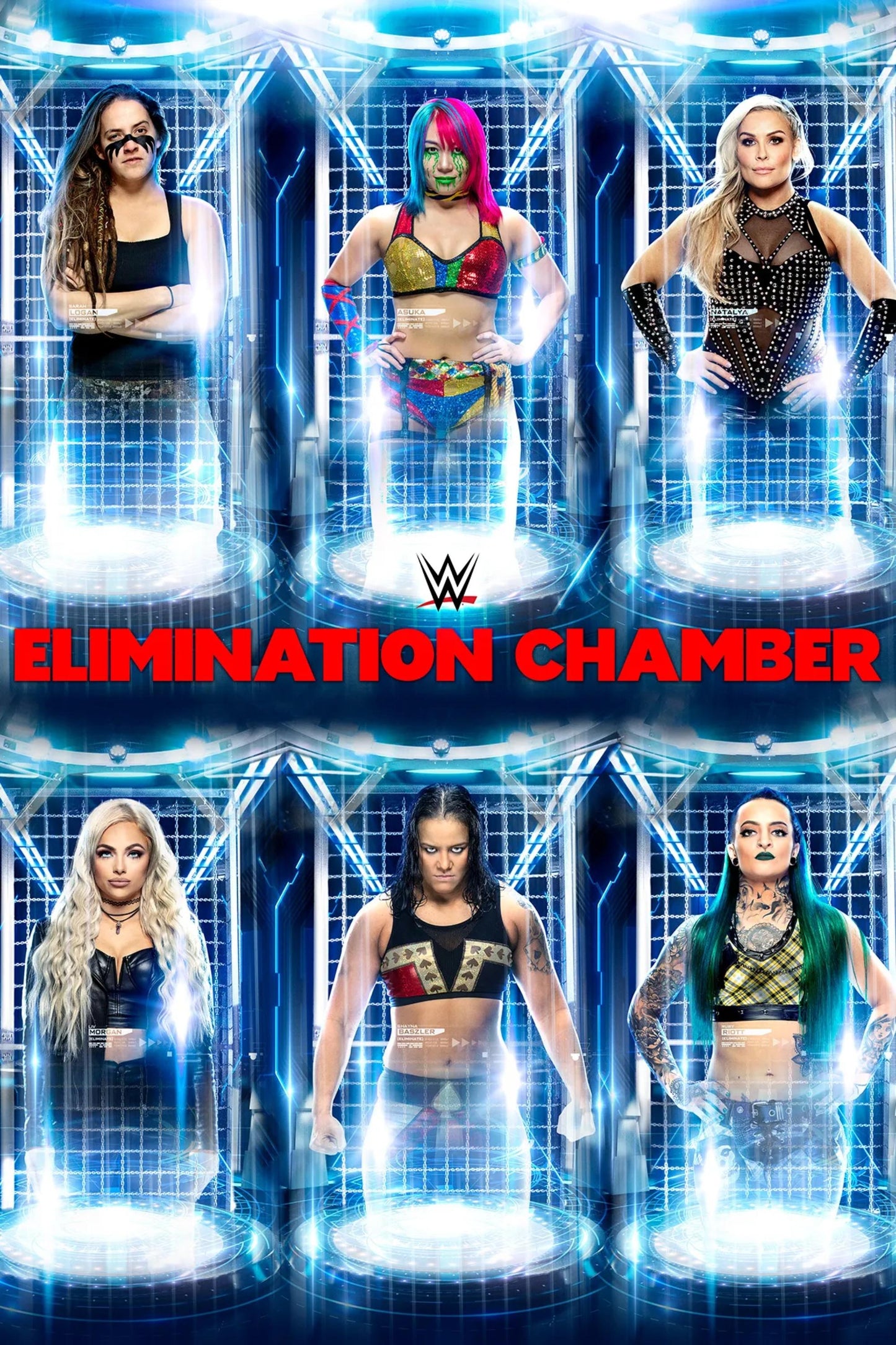 WWE Elimination Chamber 2020 Keychain