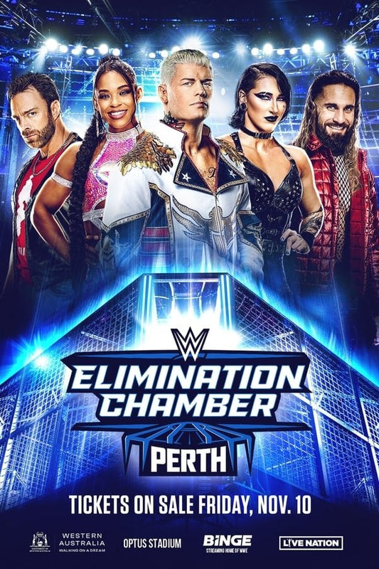 WWE Elimination Chamber 2024 Perth Kickoff Keychain
