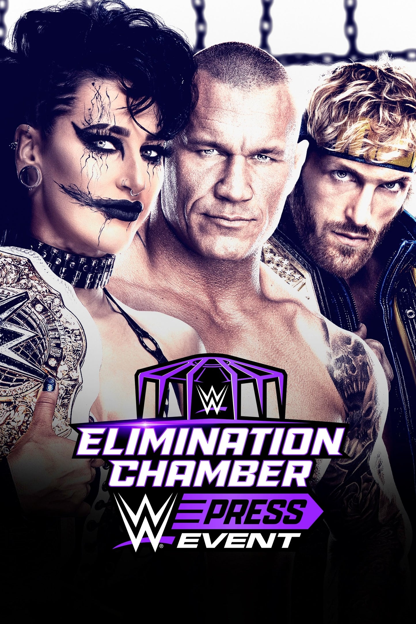 WWE Elimination Chamber Press Event 2024 Keychain