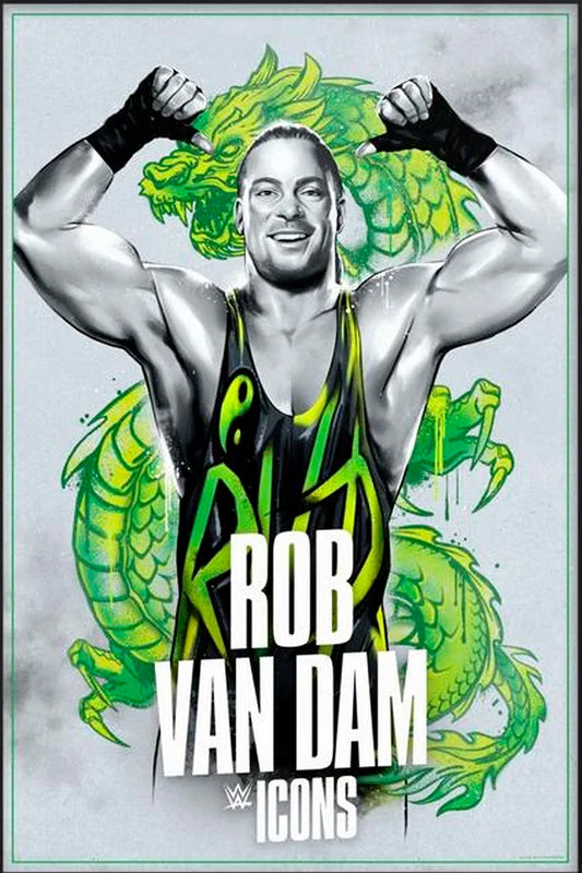 WWE Icons Rob Van Dam Keychain