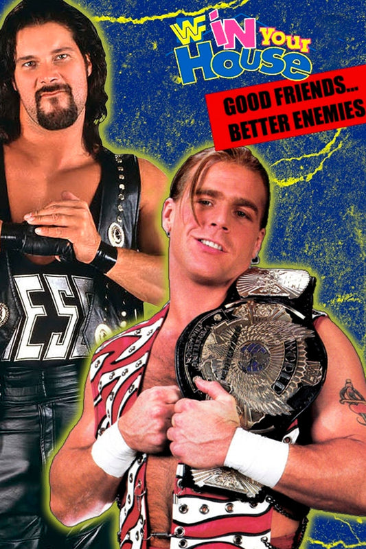 WWE In Your House 7 Good Friends, Better Enemies Keychain