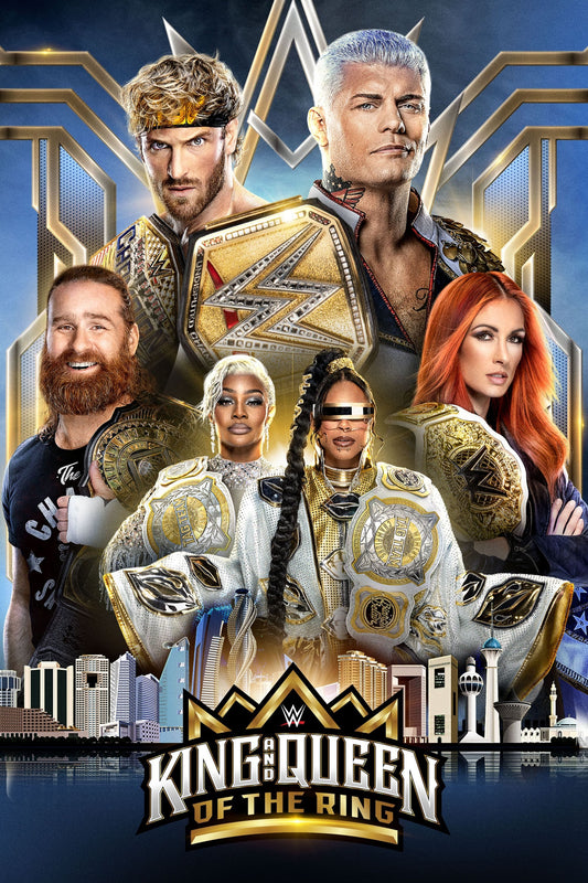 WWE King And Queen Of The Ring Keychain