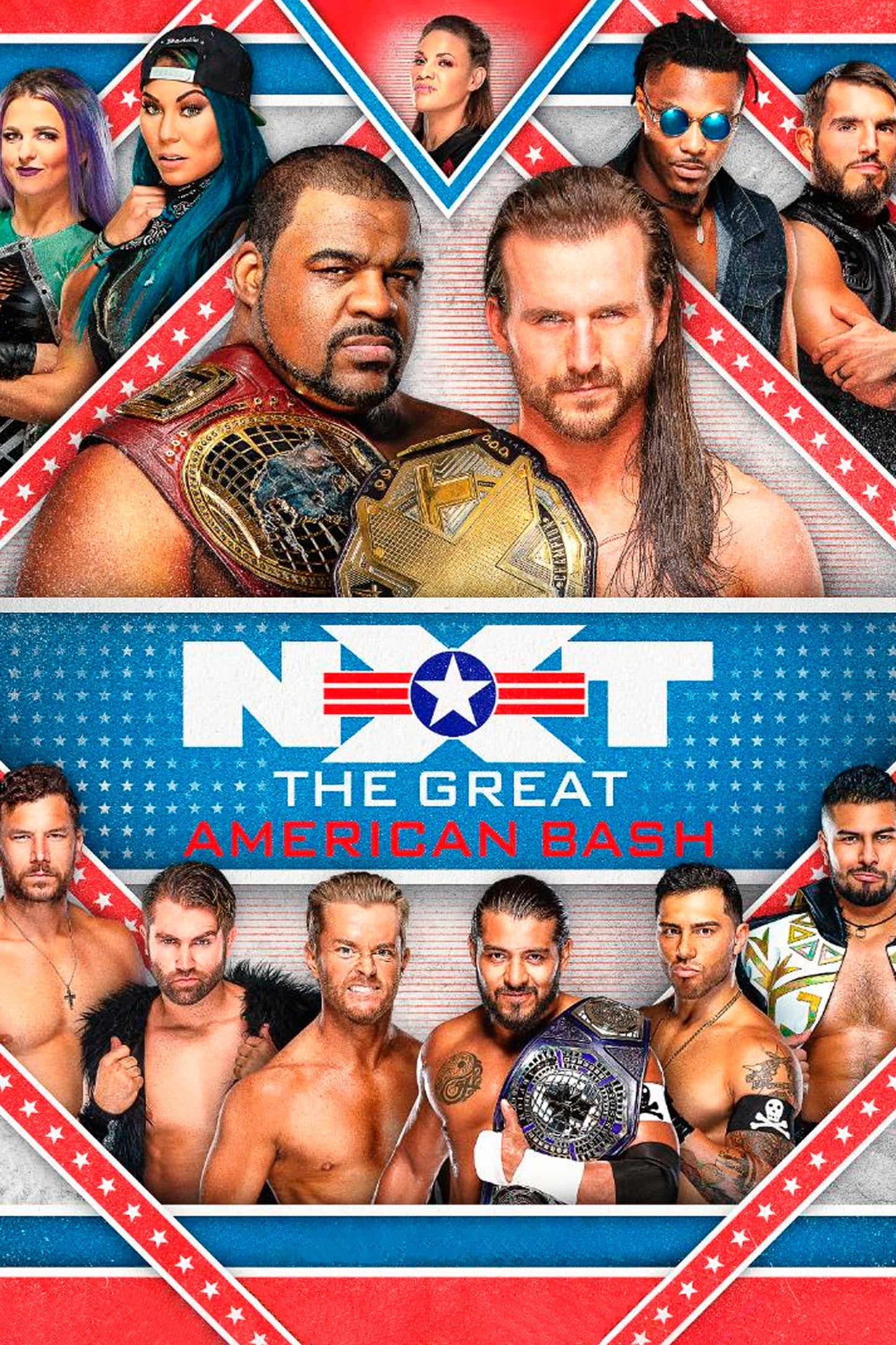 WWE Nxt Great American Bash Keychain