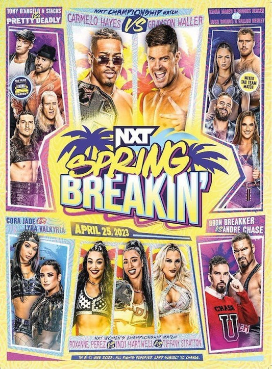 WWE Nxt Spring Breakin' 2023 Keychain