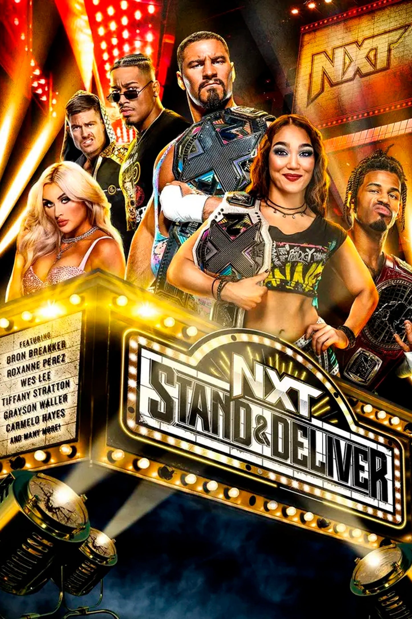 WWE Nxt Stand & Deliver 2023 Keychain