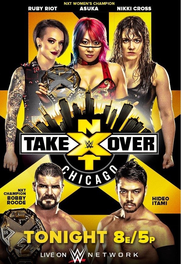 WWE Nxt Takeover Chicago Poster Print