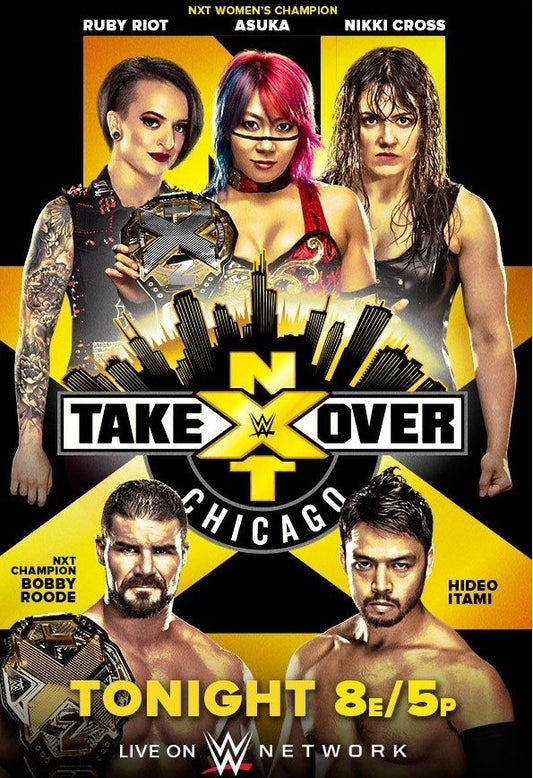 WWE Nxt Takeover Chicago Keychain