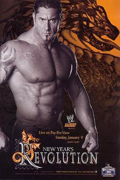 WWE New Year'S Revolution 2005 Keychain