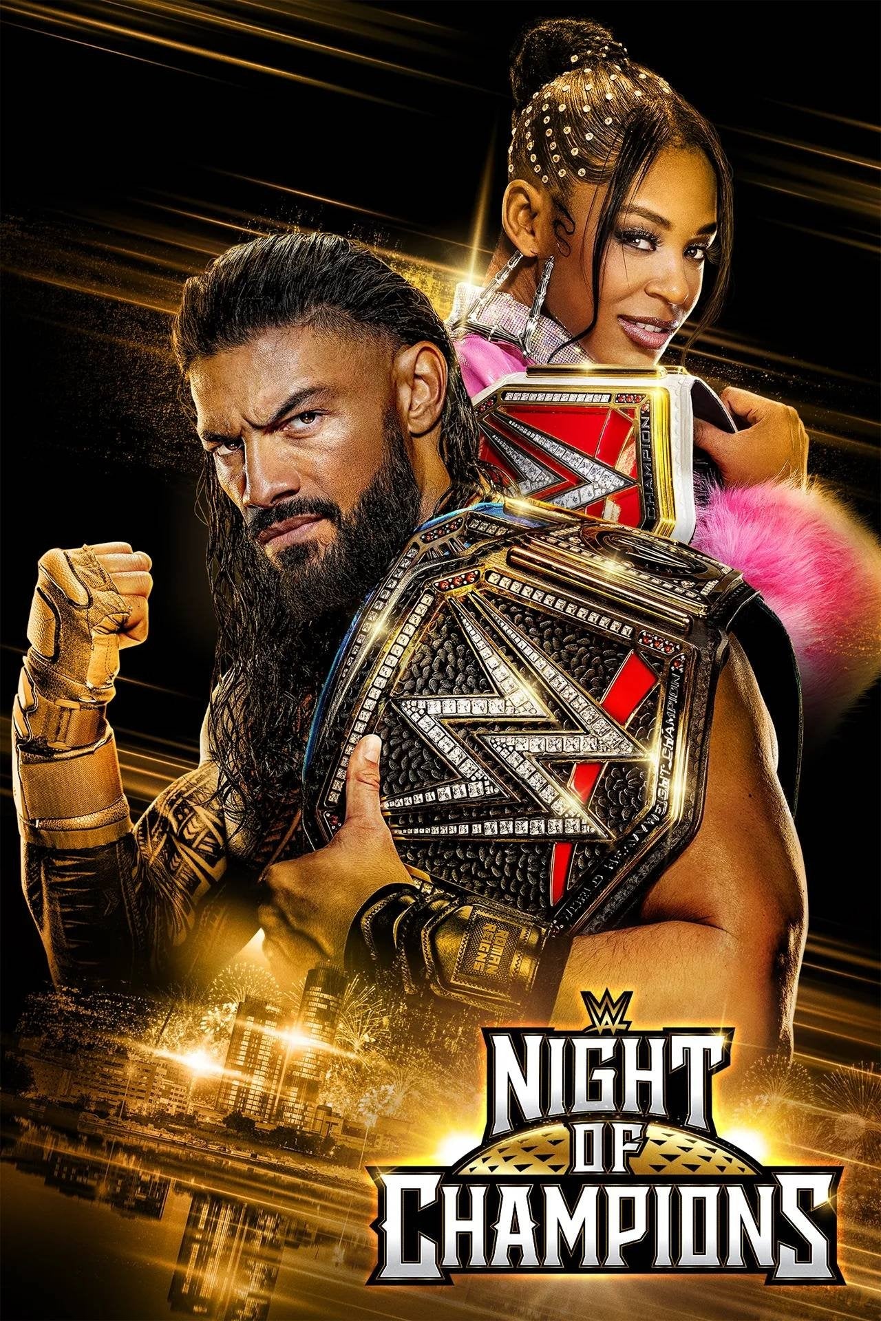 WWE Night Of Champions 2023 Keychain