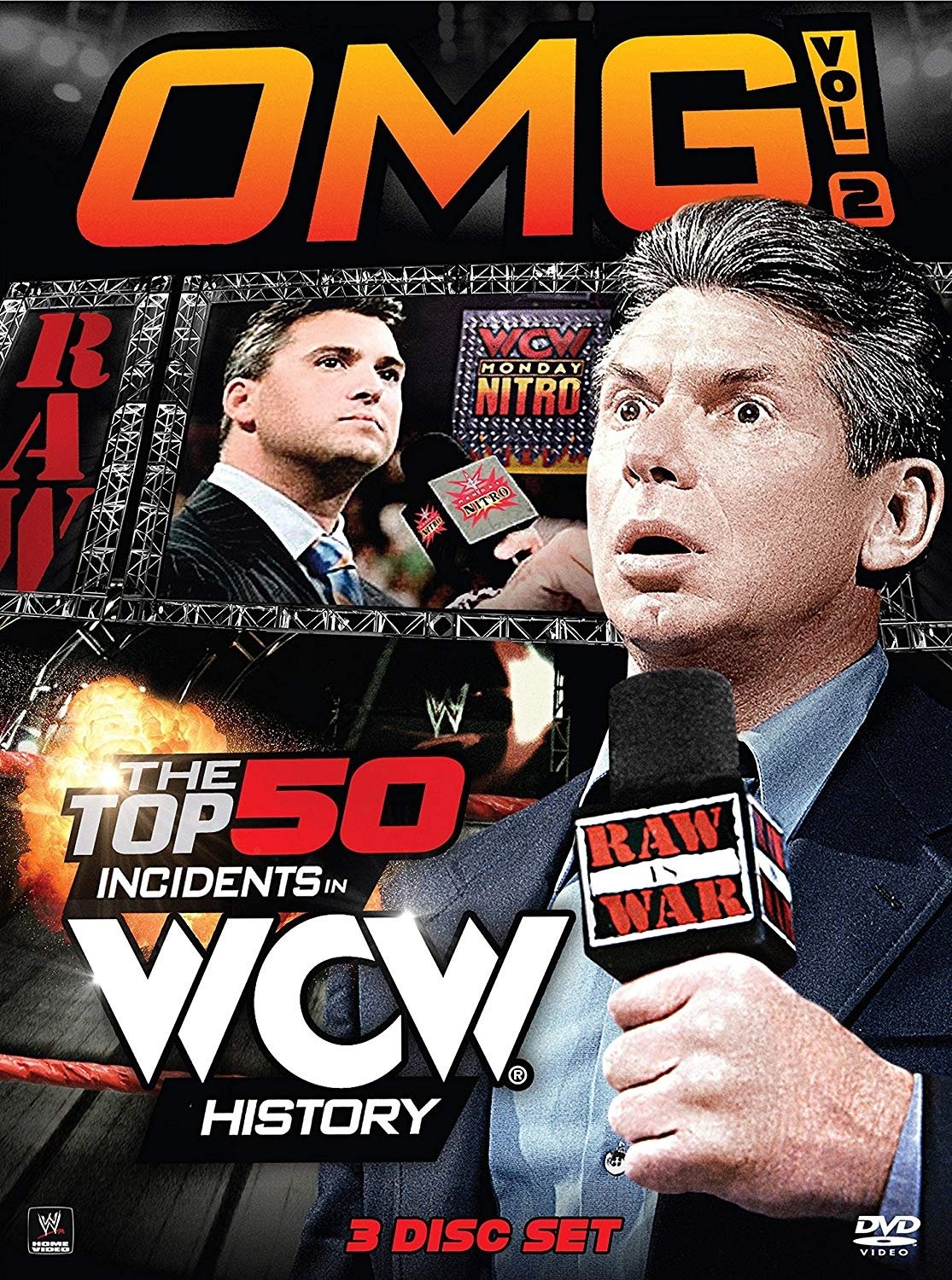 WWE Omg! Volume 2 The Top 50 Incidents In Wcw History Magnet