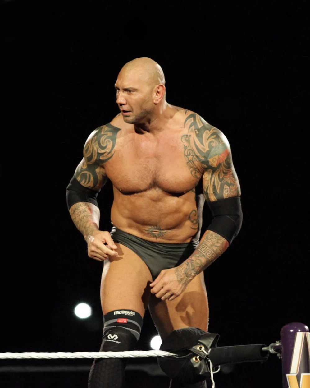 Wwe Pro Wrestler Batista Glossy Keychain Wwf Print Wrestling Keychain