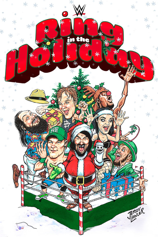 WWE Ring In The Holiday Keychain