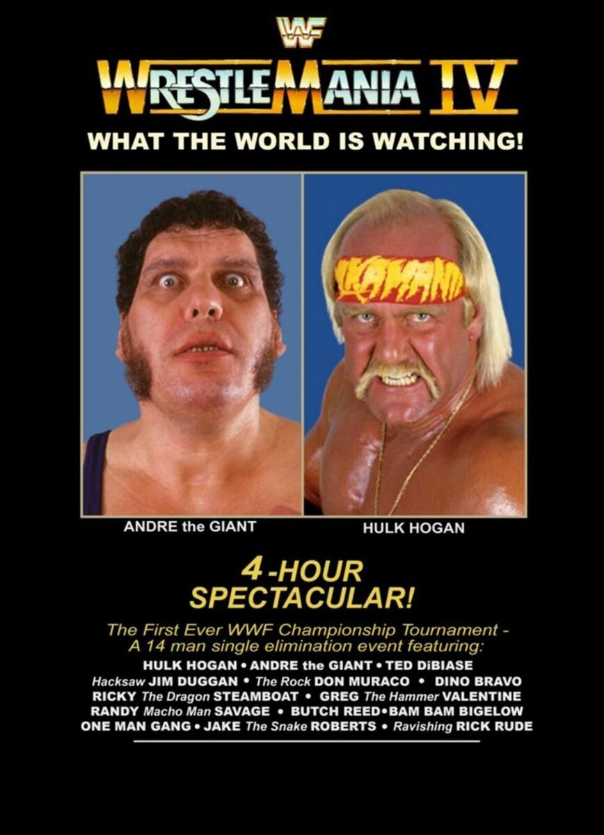 WWE Rivals Hulk Hogan Vs. Andre The Giant Poster Print