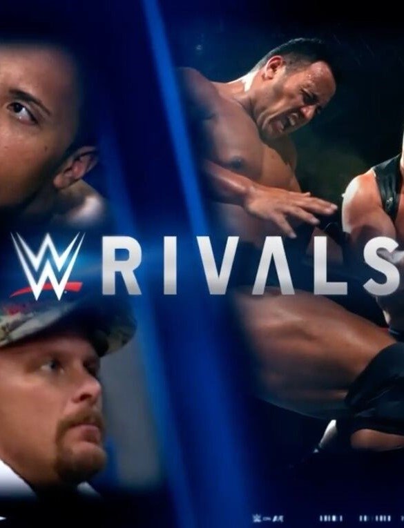 WWE Rivals Steve Austin Vs. The Rock Keychain