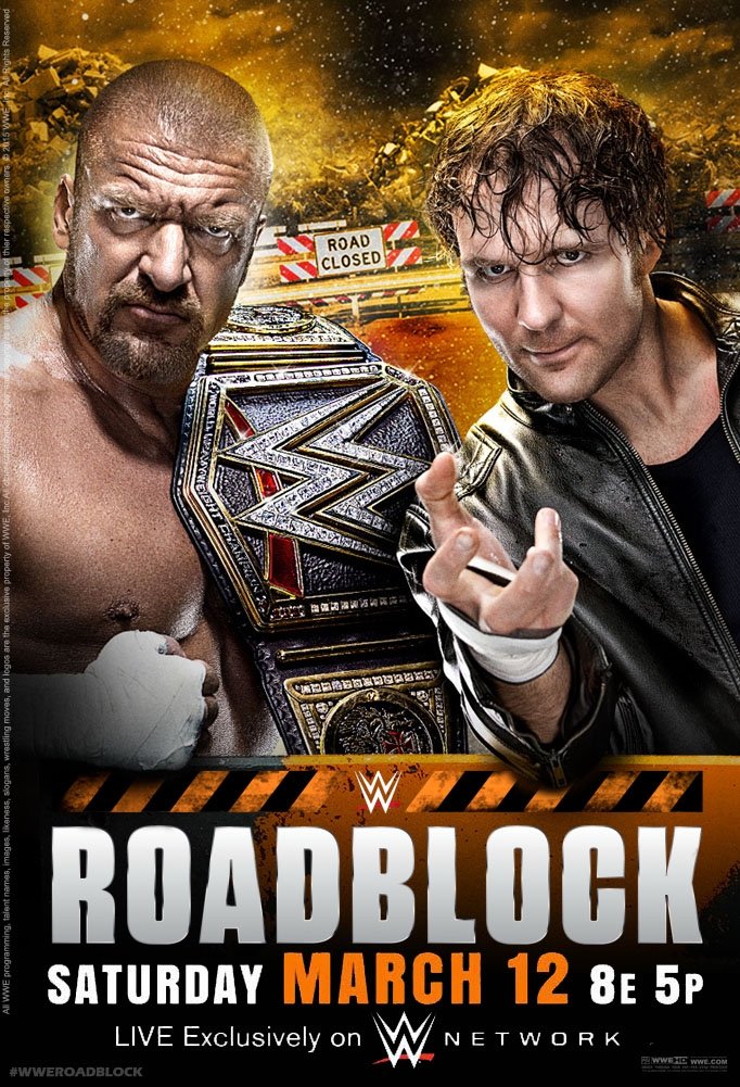 WWE Roadblock 2016 Keychain