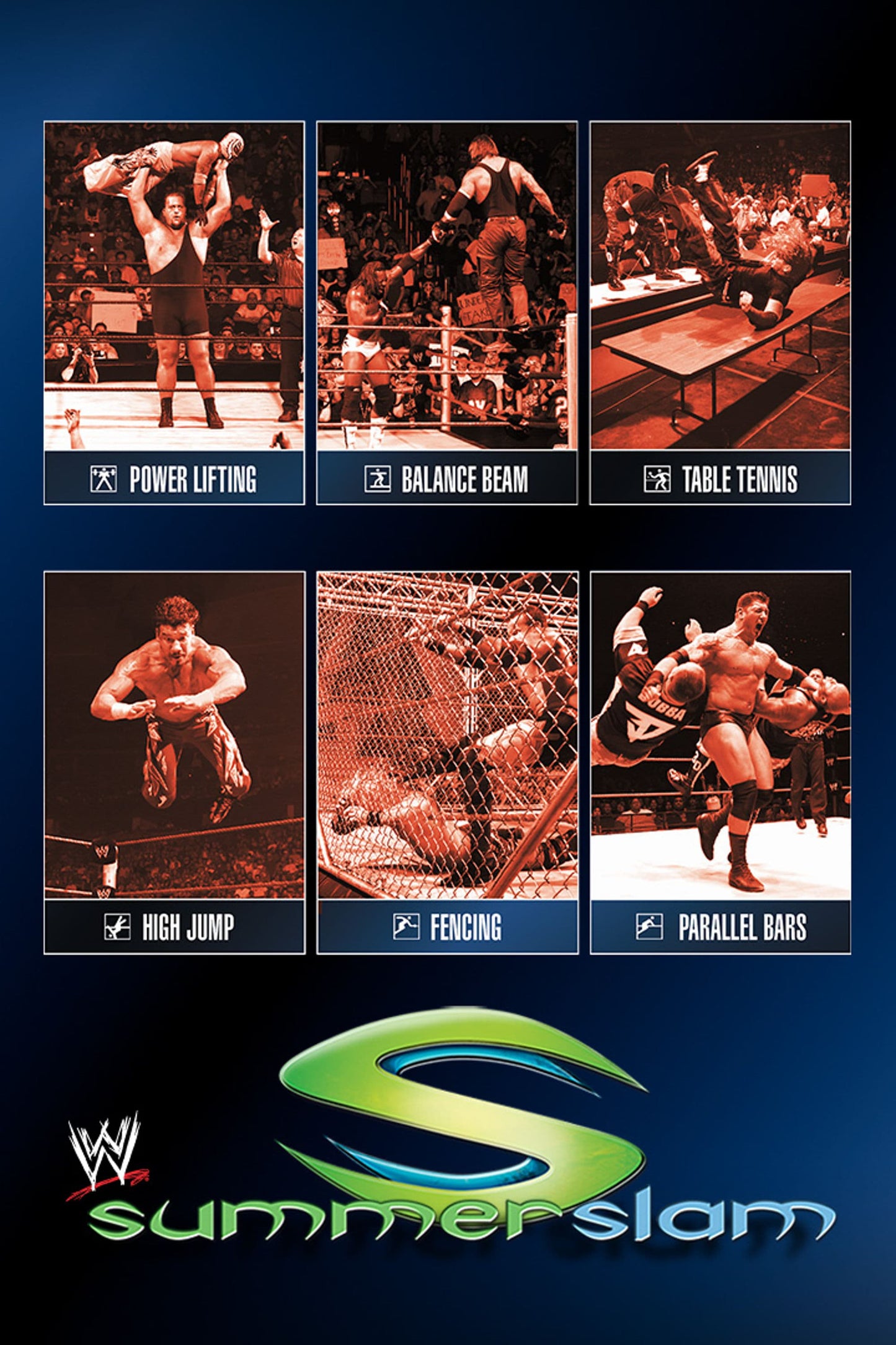 WWE Summerslam 2004 Poster Print