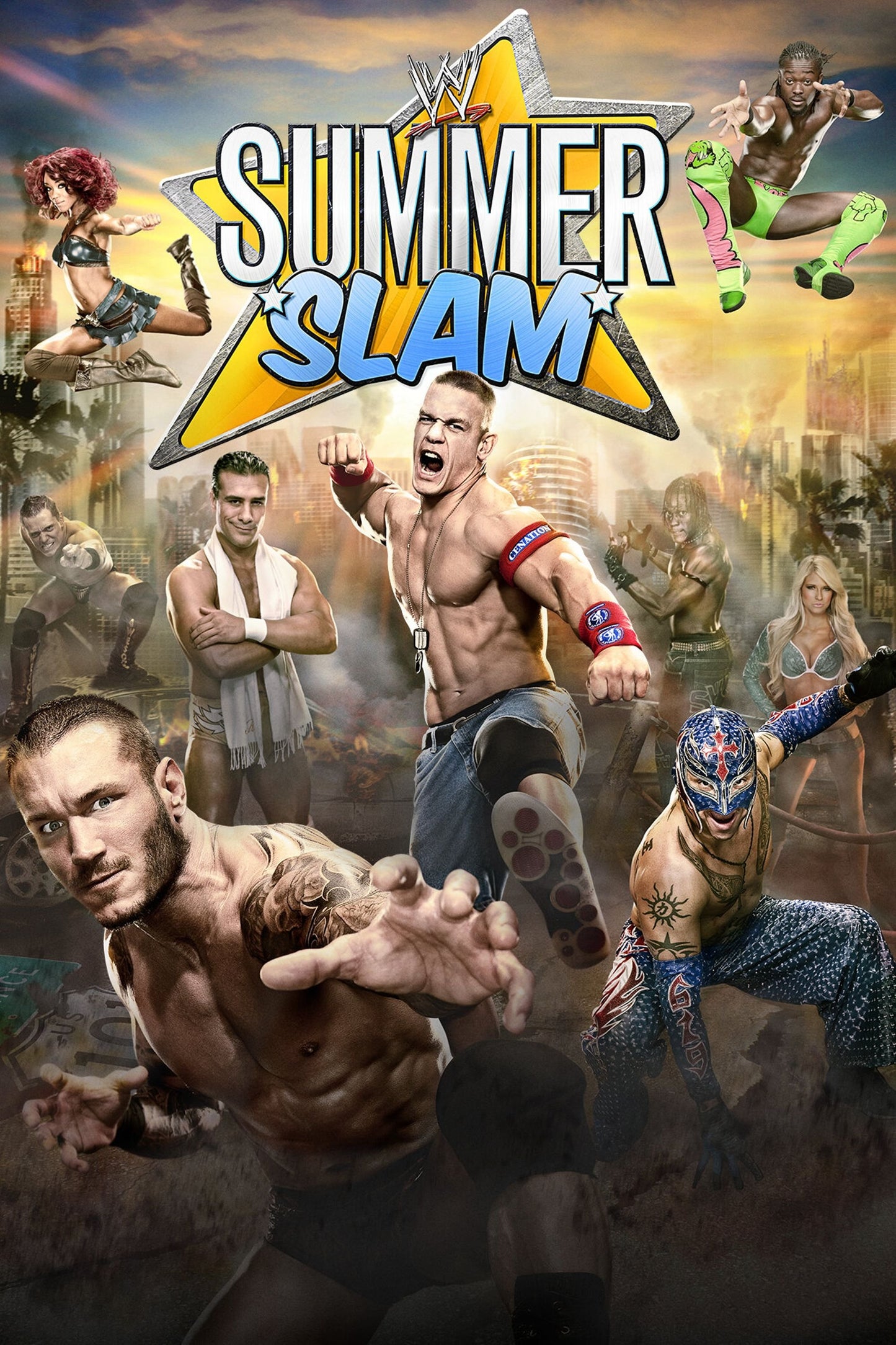 WWE Summerslam 2011 Poster Print