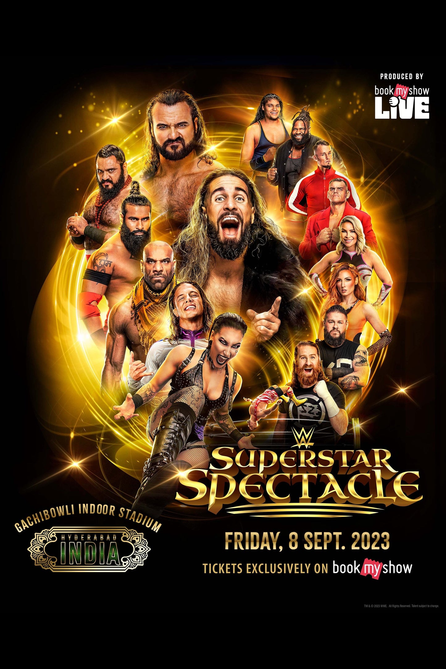 WWE Superstar Spectacle 2023 Keychain