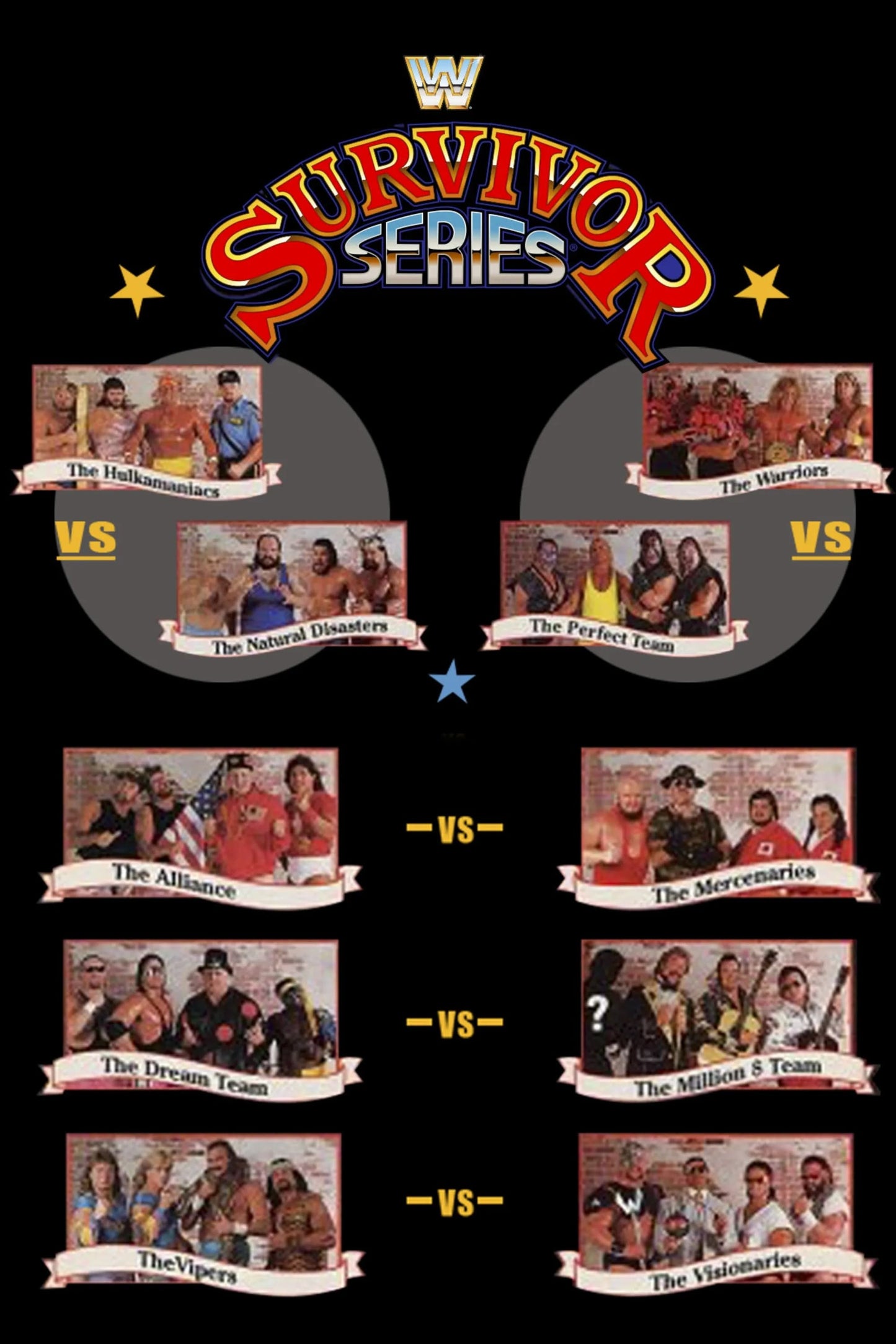 WWE Survivor Series 1990 Keychain