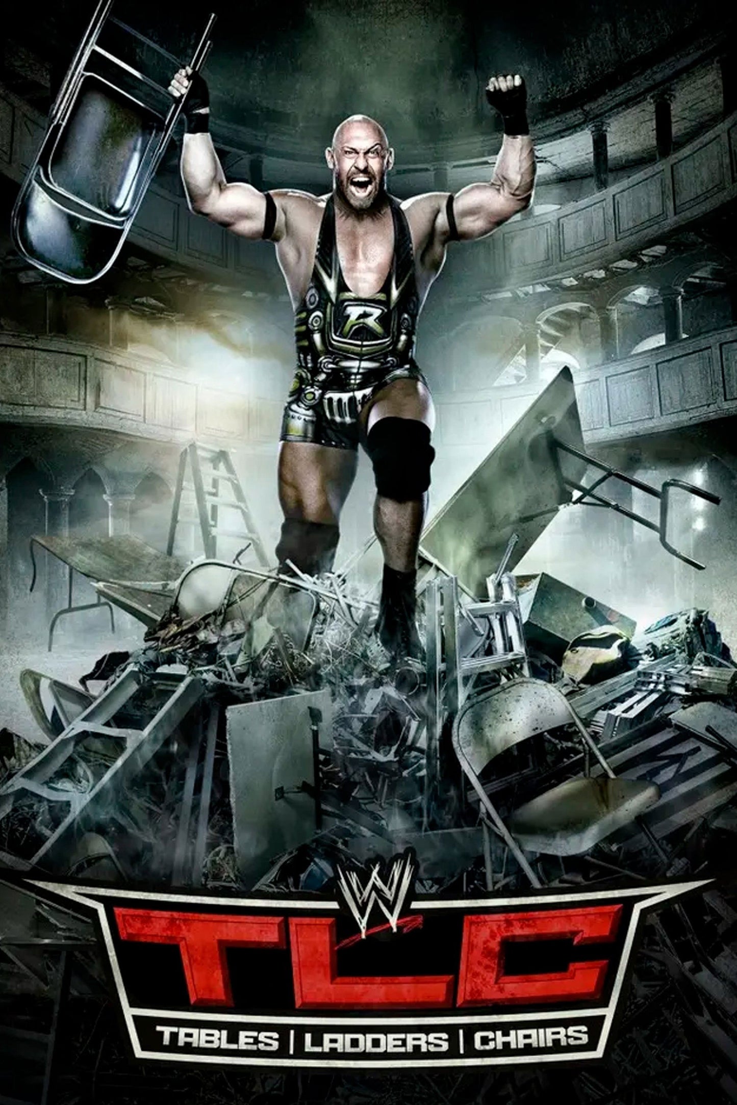 WWE Tlc Tables Ladders & Chairs 2012 Keychain