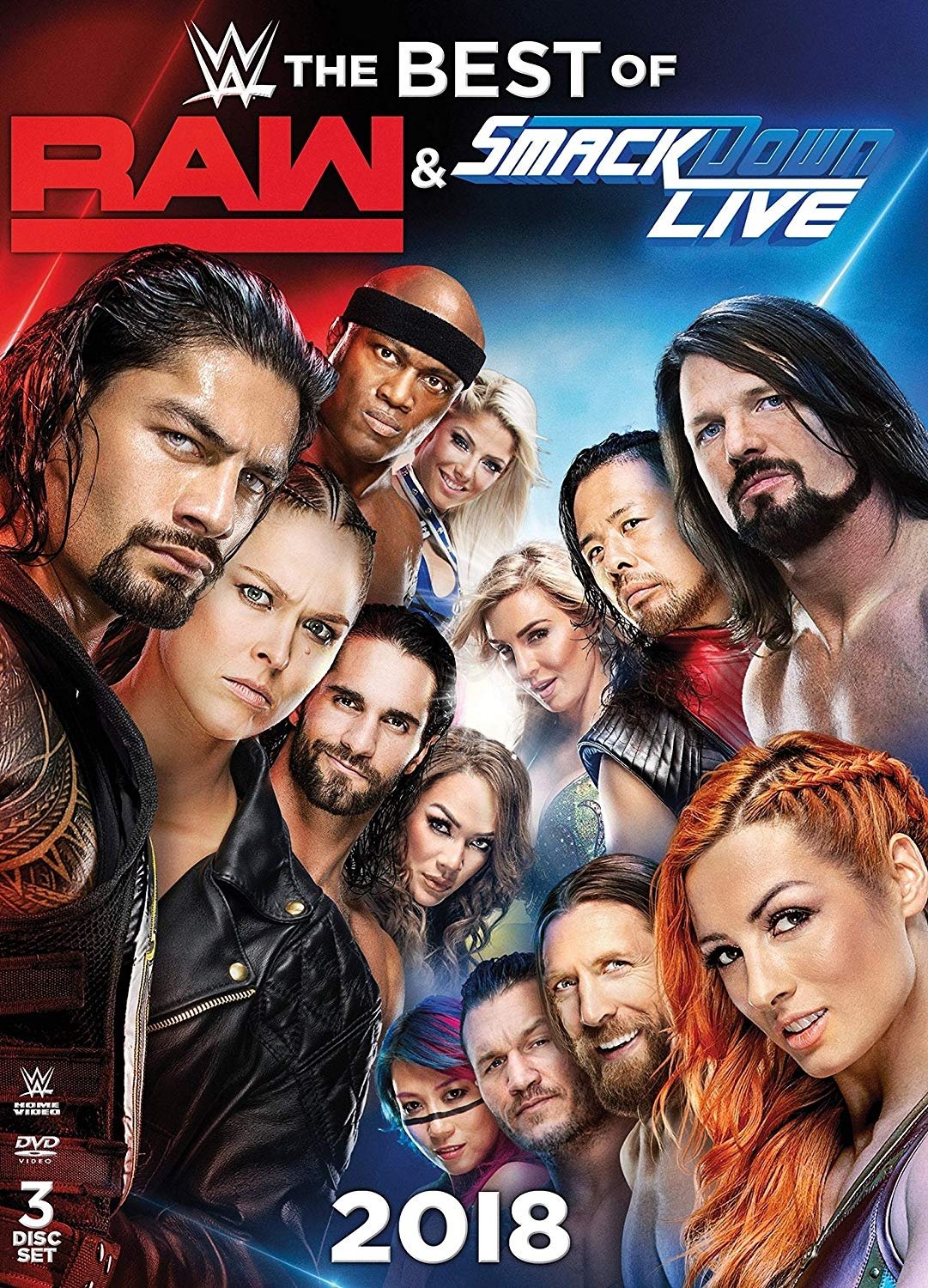 WWE The Best Of Raw And Smackdown Live 2018 Keychain