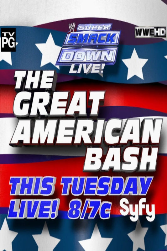 WWE The Great American Bash 2012 Super Smackdown Live! Keychain