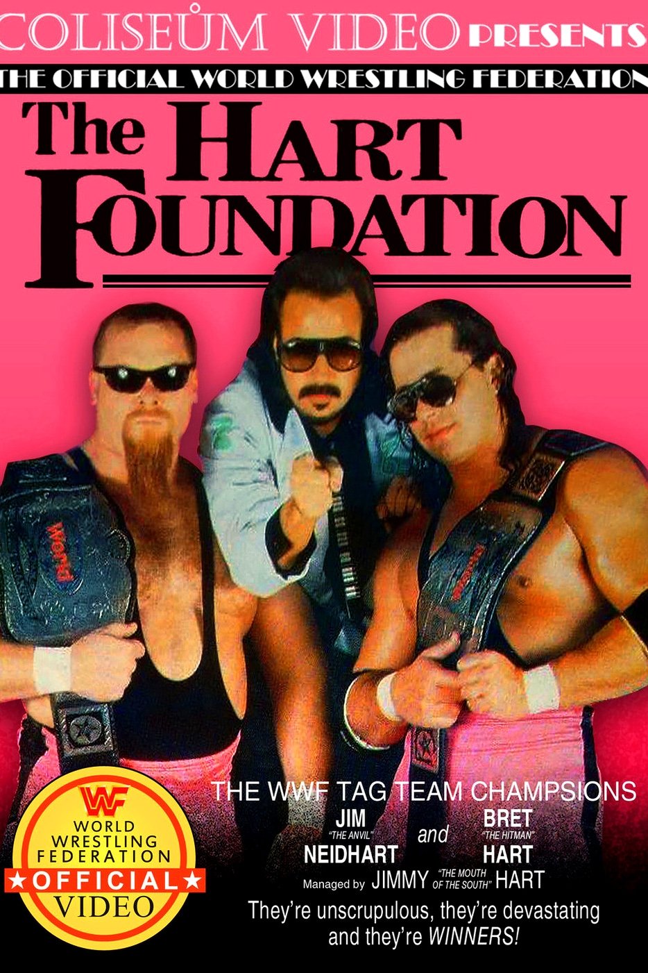 WWE The Hart Foundation Keychain