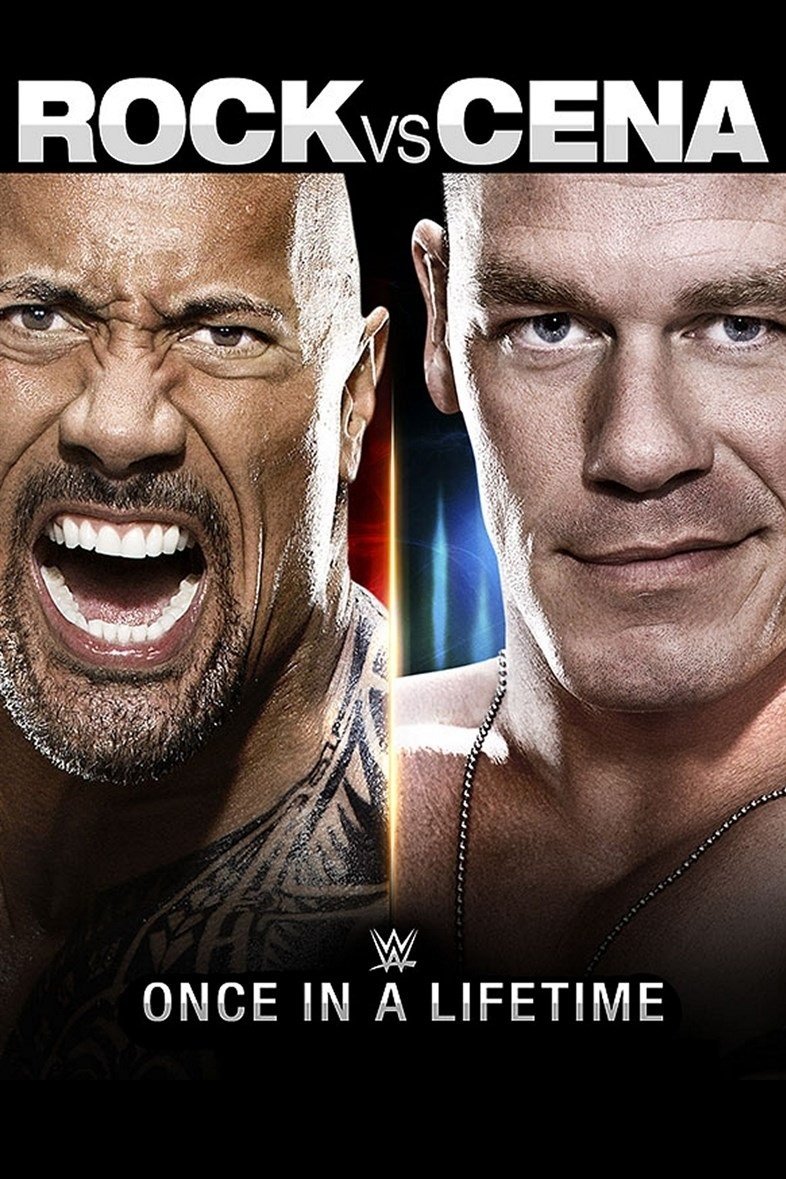 WWE The Rock Vs John Cena Once In A Lifetime Keychain