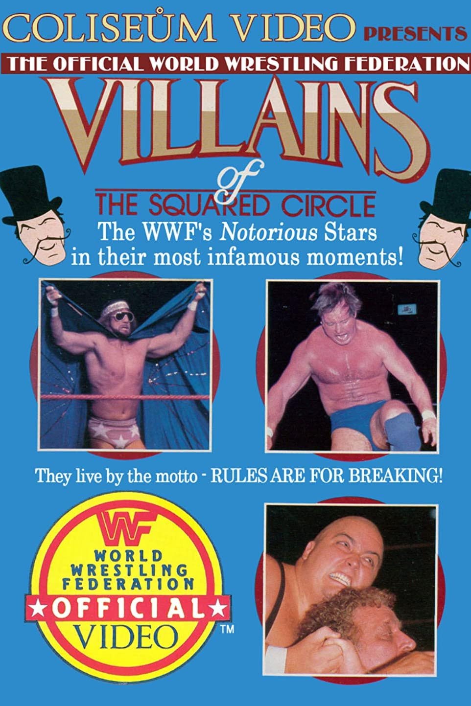 WWE Villains Of The Squared Circle Poster Print