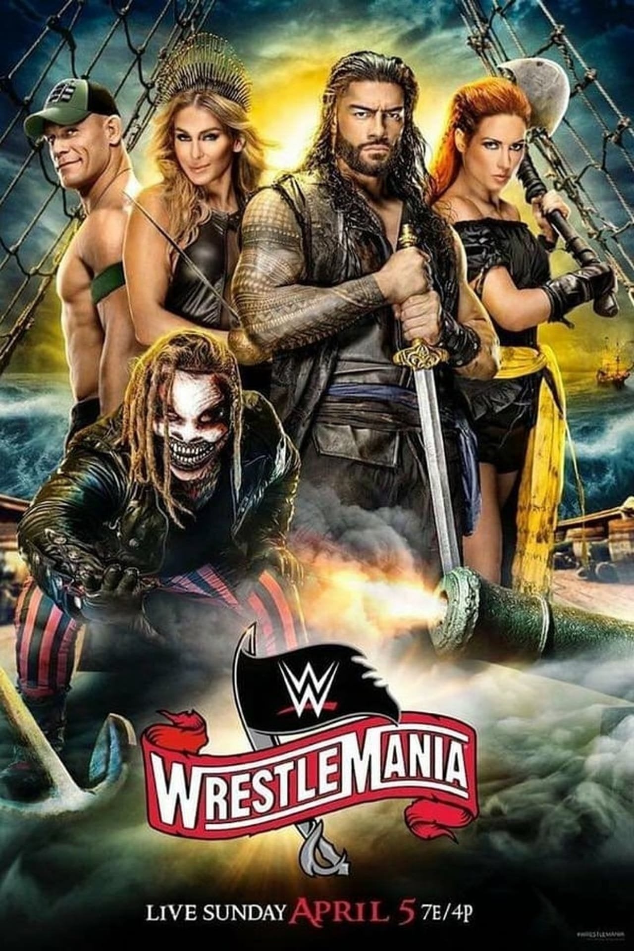 WWE Wrestlemania 2020 Part 1 Poster Print