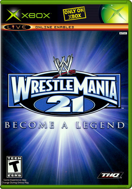 Wwe Wrestlemania 21 Xbox Print Poster