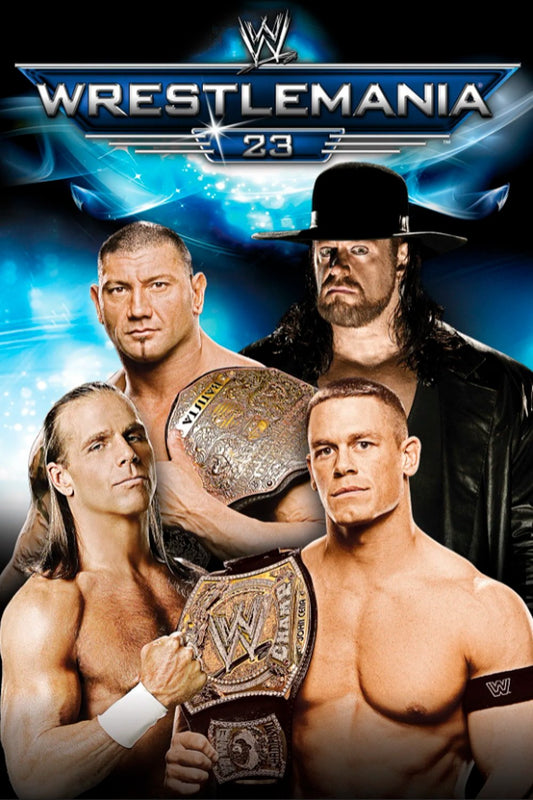 WWE Wrestlemania 23 Poster Print