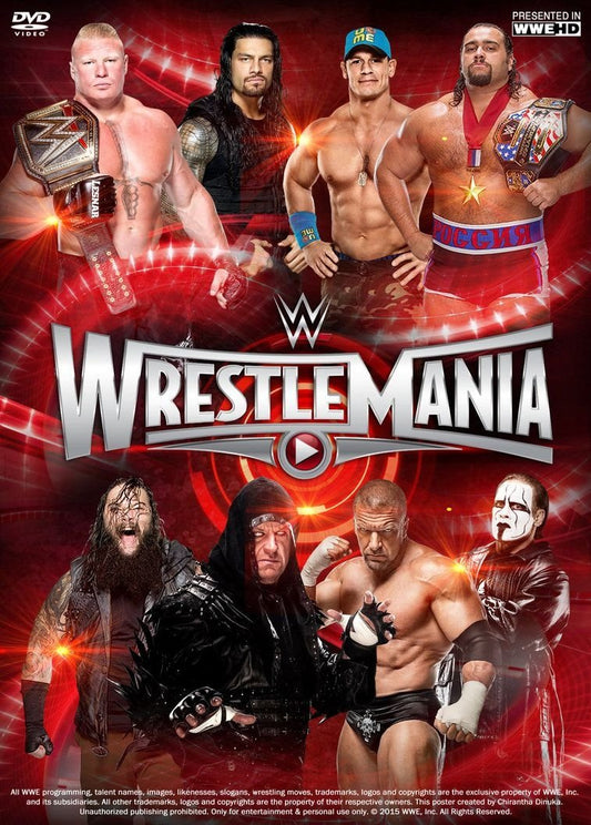 WWE Wrestlemania 31 Kick Off Poster Print
