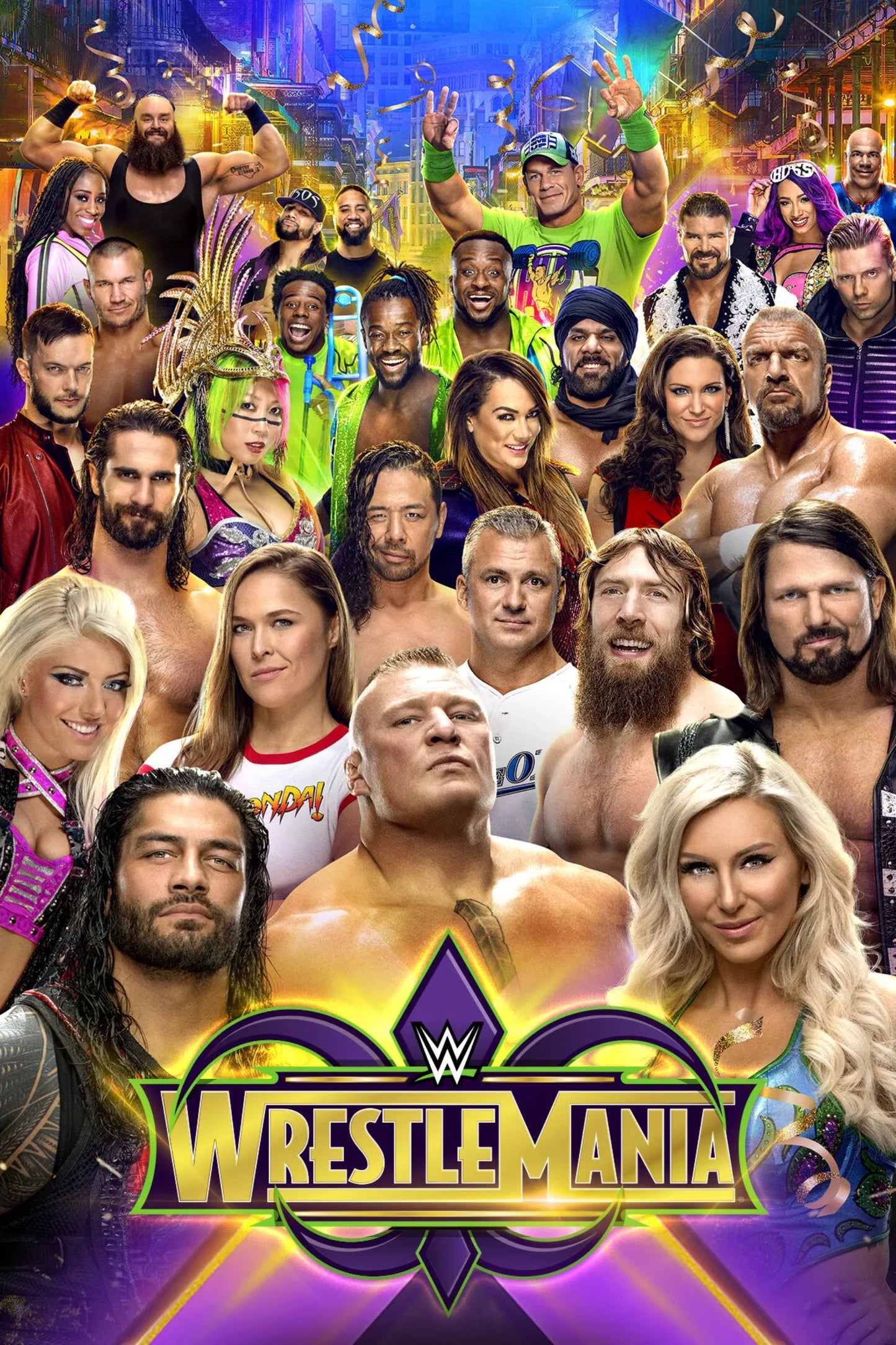 WWE Wrestlemania 34 Keychain