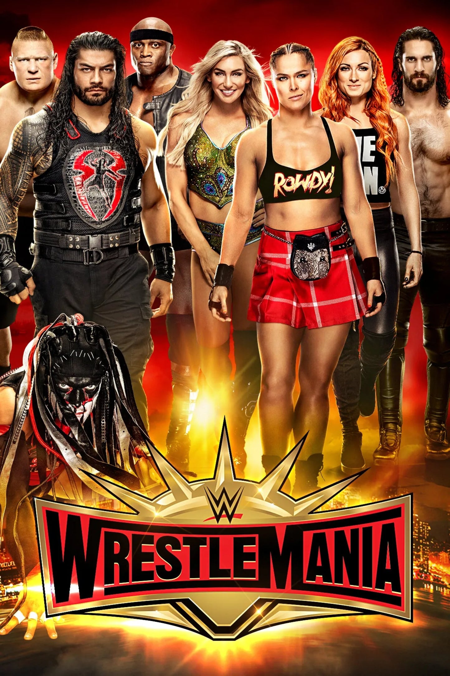 WWE Wrestlemania 35 Keychain