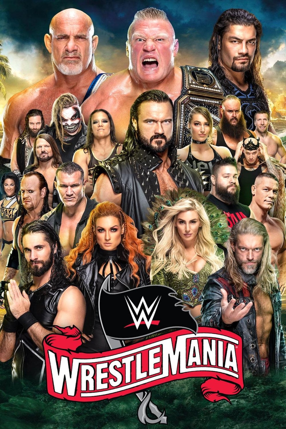 WWE Wrestlemania 36 Part 1 Poster Print