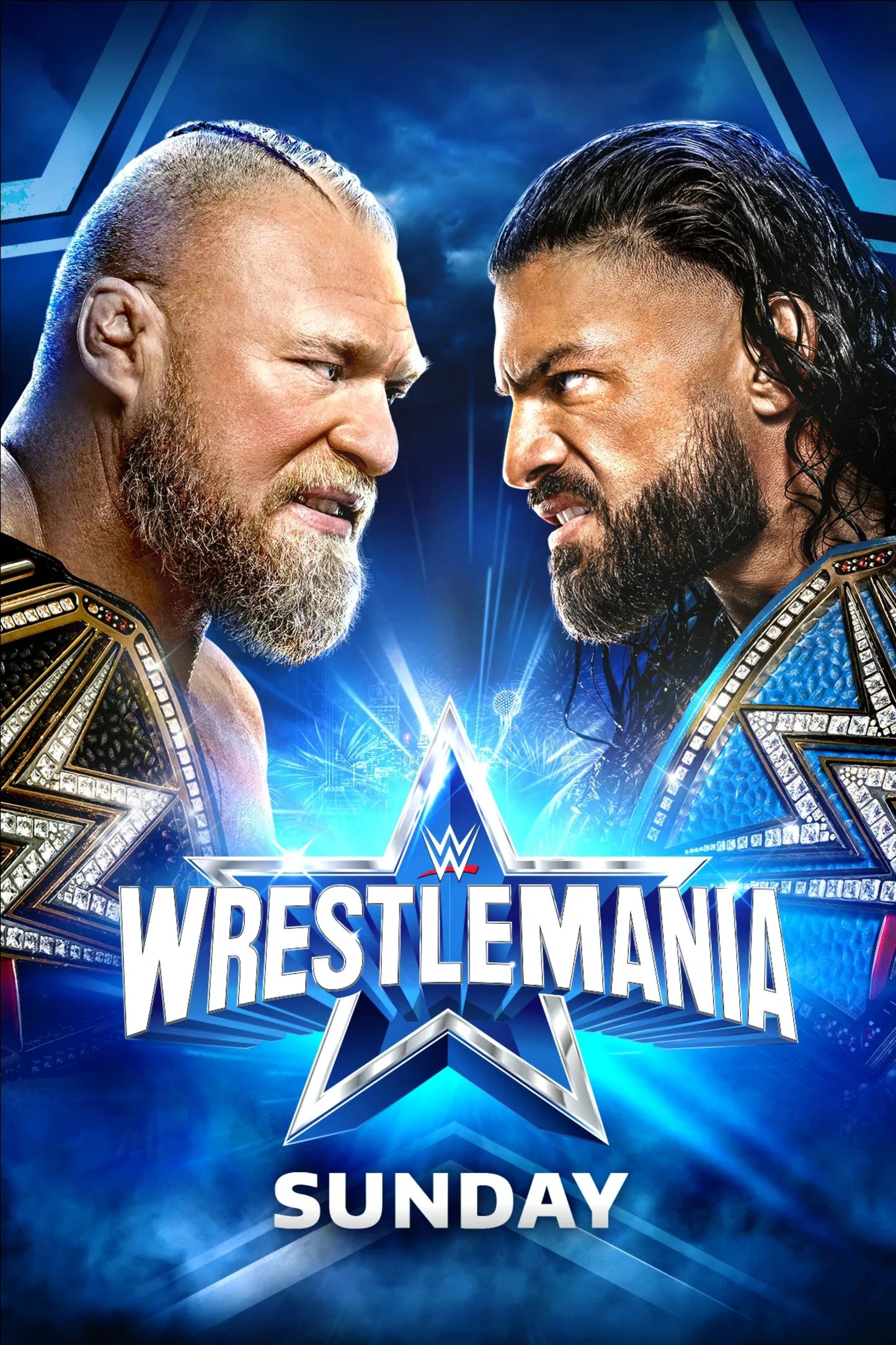 WWE Wrestlemania 38 Sunday Poster Print