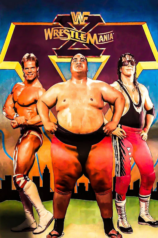 WWE Wrestlemania X Poster Print
