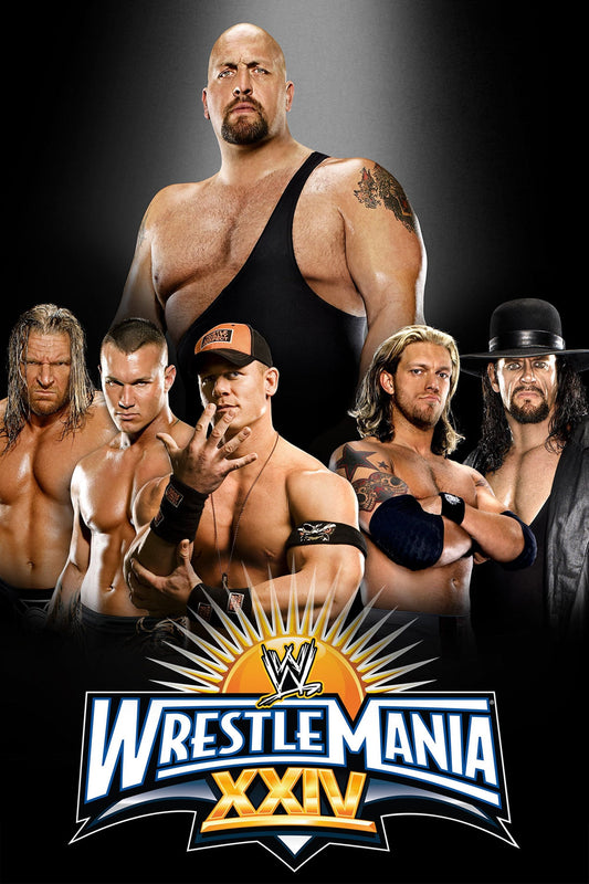 WWE Wrestlemania Xxiv Poster Print
