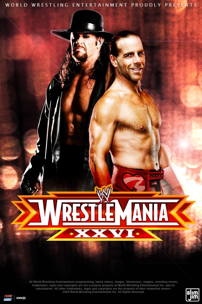 WWE Wrestlemania 26 Poster Print