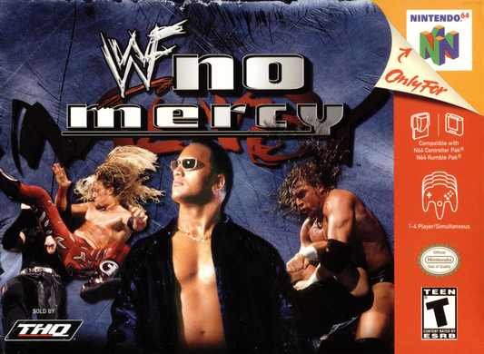 Wwf No Mercy N64 Print Poster
