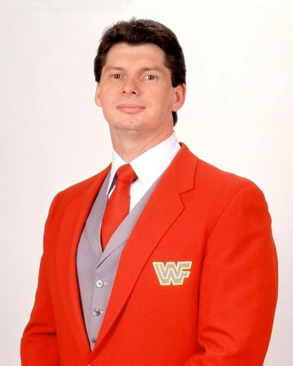 Wwf Promoter Vince Mcmahon Glossy Keychain Pro Wrestling Keychain