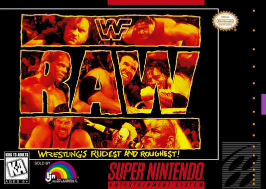 Wwf Raw (Usa) Snes Print Poster